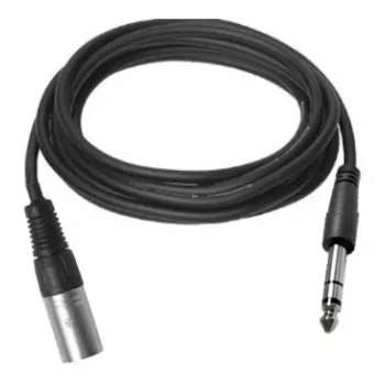 Vivolink PROAUDXLRJACKS0.5 garso kabelis 0,5 m XLR 6,35 mm juodas