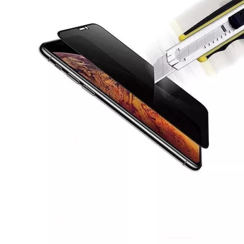 Grūdinto stiklo ekrano apsauga „Devia Real Series“, skirta „iPhone XS Max“, 3D viso ekrano, juoda