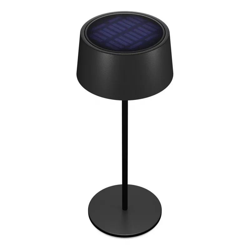 LED stalinė lempa RealPower TableLight 300 4W juoda, maitinama saulės energija