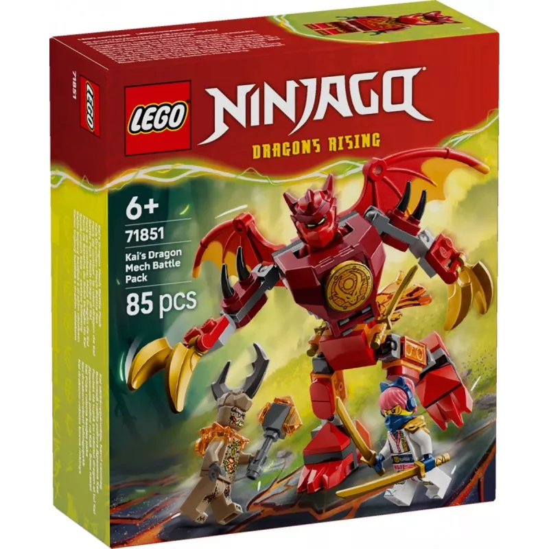 LEGO NINJAGO 71851 Kai's Dragon Mech Battle Pack