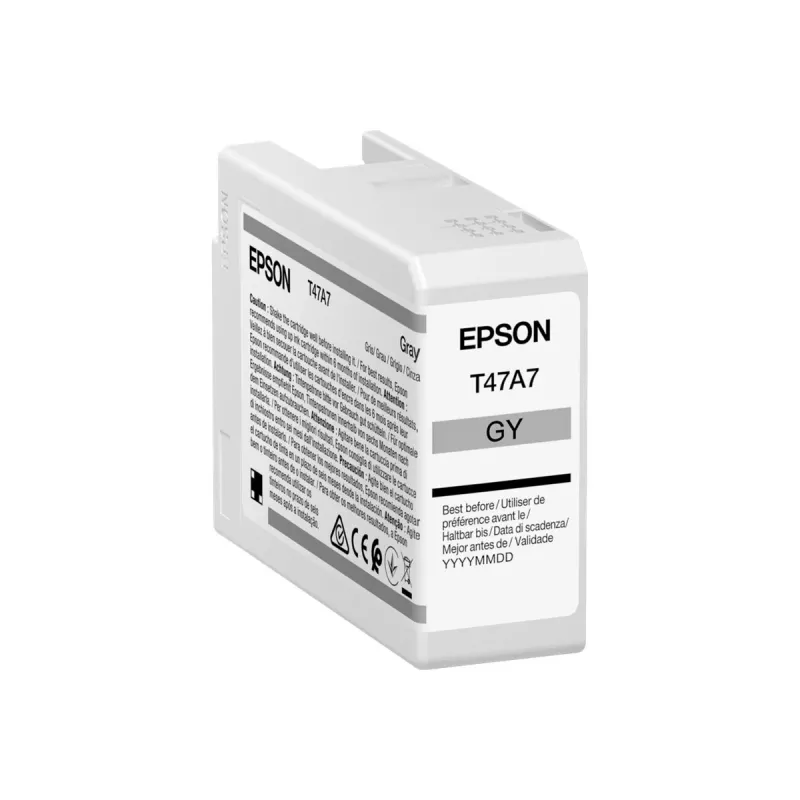 Originalius Epson UltraChrome Pro 10 T47A7 pilkos spalvos rašalo kasetė, skirta Epson spausdintuvams