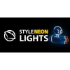 Dekoratyvinė neoninė šviesa MANTA SNL90MT stiliaus neoninės šviesos — Astronauto ant raketos motyvas