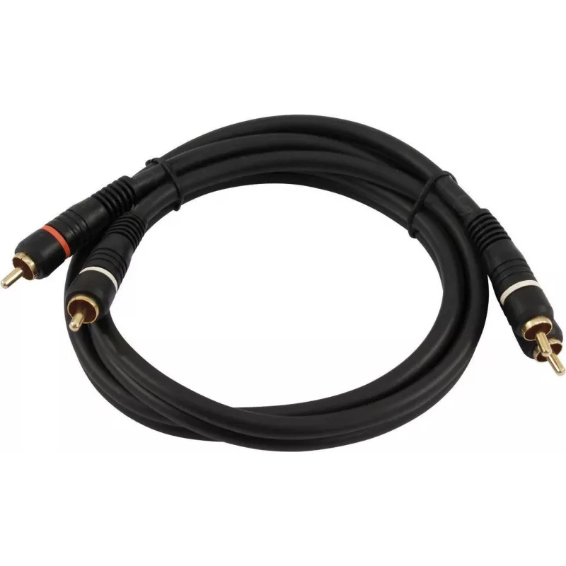 RCA (Cinch) garso kabelis Omnitronic 30209352 2x2 0,3 m