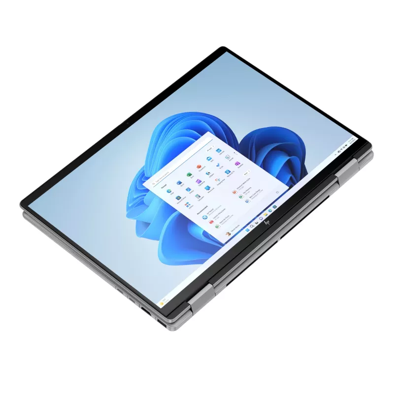 HP Envy x360 2-in-1 nešiojamas kompiuteris 14-fa0006ny - Ryzen 7-8840HS, 16 GB, 512 GB SSD, 14.0 inch WUXGA 300 nitų lietimui jautrus ekranas, IR internetinė kamera, Meteor Silver, Windows 11 Home