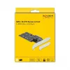 PCI Express kortelė SATA ir M.2 DeLOCK 3 SATA prievadai ir 2 M.2 Key B lizdai