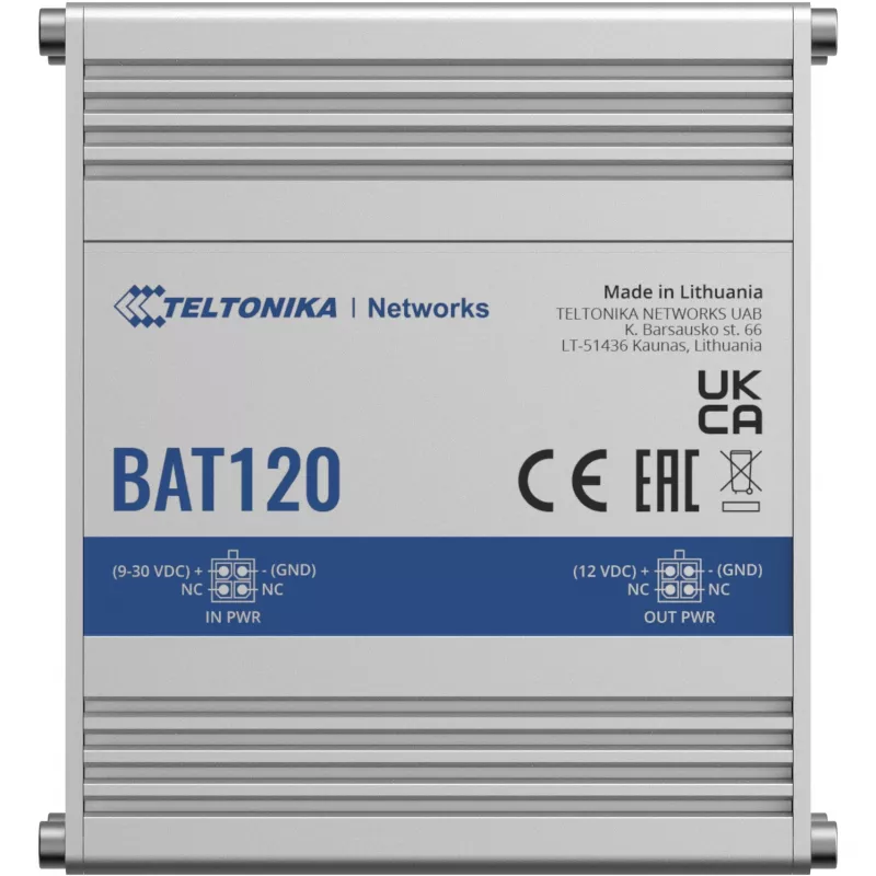 Teltonika Networks Bat120 nepertraukiamo maitinimo šaltinis