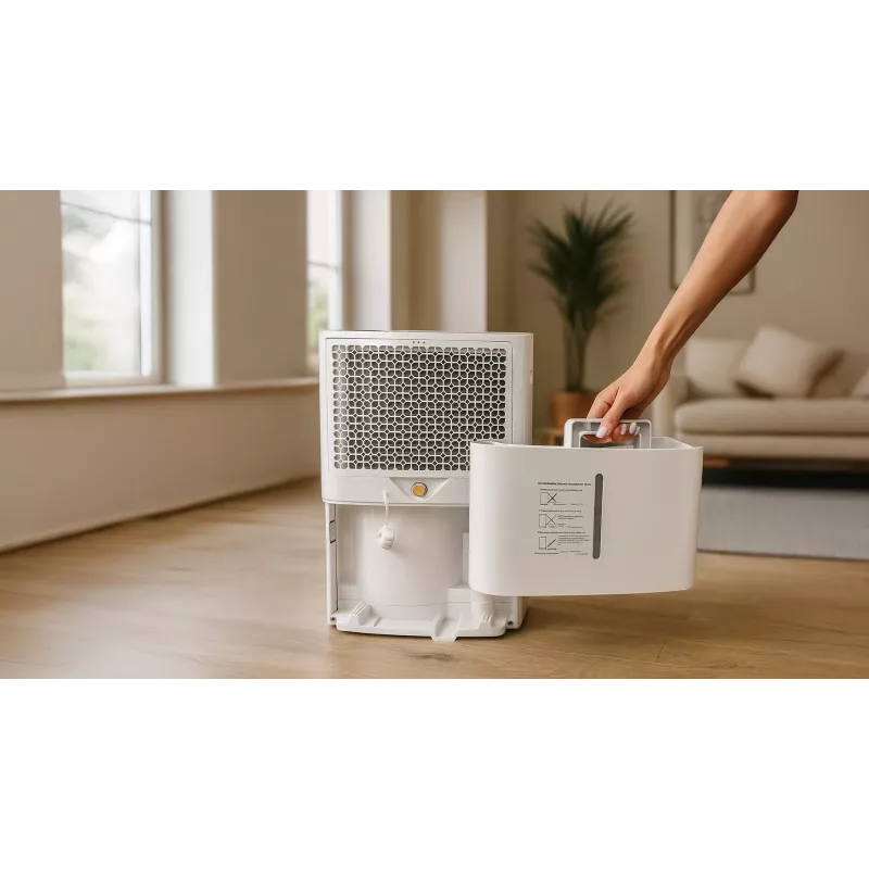 Drėkintuvas BLAUPUNKT ADH801 — 20 l per parą (maks. 36 l/24 val.), 4,2 l talpos bakelis, 600 W, R290, LED ekranas