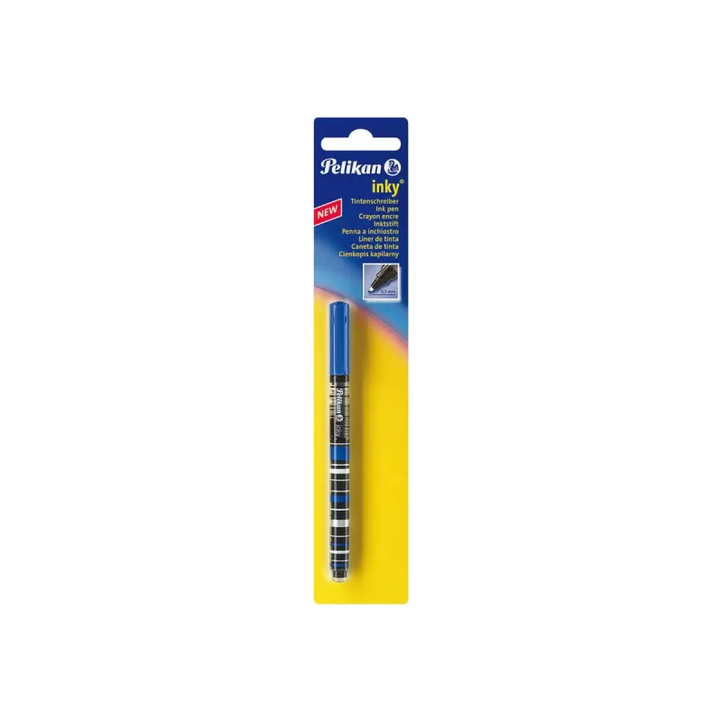 Plunksninis rašiklis Pelikan Inky Juoda Blue 0,5 mm rašymui
