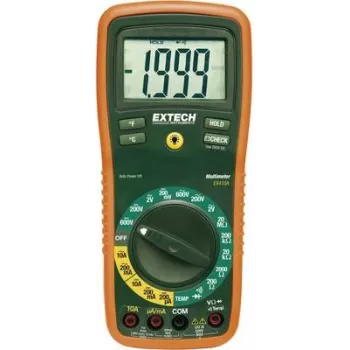 Extech EX410A rankinis skaitmeninis multimetras CAT III 600 V ekranas (rodmenys): 2000 (EX410A)