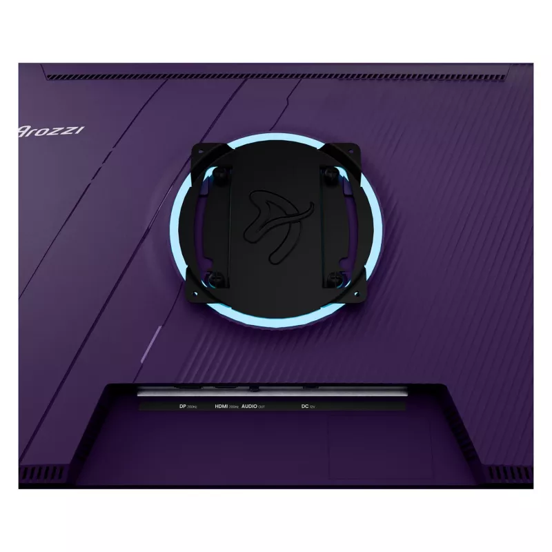 Monitorius Arozzi Nova 24 colių (60,5 cm) Full HD 1920×1080 LED 1 ms 16:9 178° VESA Purple su garsiakalbiais