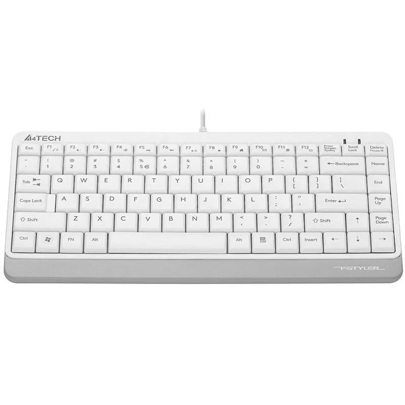 Klaviatūra A4Tech FSTYLER FK11 balta A4TKLA47119 (A4TKLA47119)