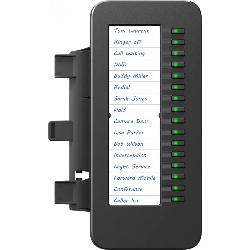 Unify Key Module KM410, skirtas CP410/CP710 VoIP telefonui — išplėtimo klavišų modulis