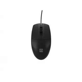 Laidinio biuro pelė NATEC Ruff Plus USB Type-A, dešiniarankė, 1200 DPI, 3 mygtukai, juoda