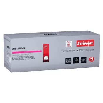 Activejet ATB-243MN tonerio kasetė (Brother TN-243M pakaitalas; Supreme; 1000 psl.; Purpurinė)