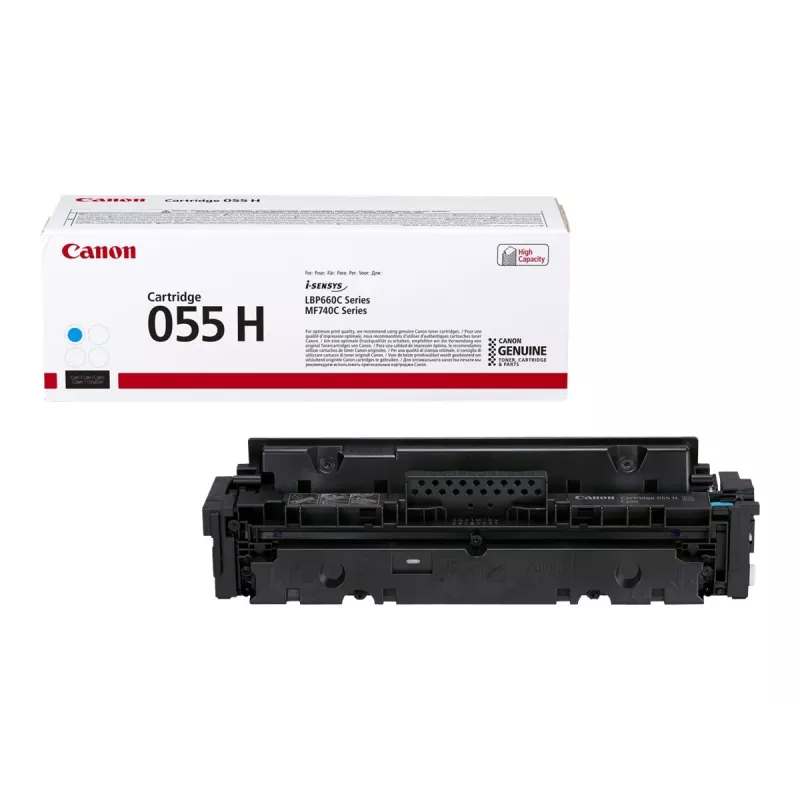 Canon 055H dažų kasetė 1 vnt. Originali žydra