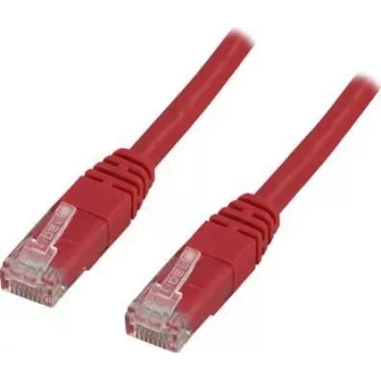 Tinklo kabelis Deltaco UTP raudonas 0,5 m RJ-45 Cat6
