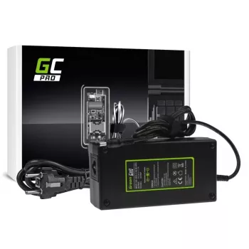 Maitinimo adapteris Green Cell AD56P 150W 19.5V 7.7A ASUS nešiojamiesiems kompiuteriams, patalpų, juodas