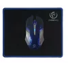 Klaviatūra su pele Rebeltec SHERMAN Gaming USB QZERTY anglų juoda
