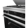 Gorenje GKS6C71XF laisvai pastatoma viryklė su orkaite, sidabrinė