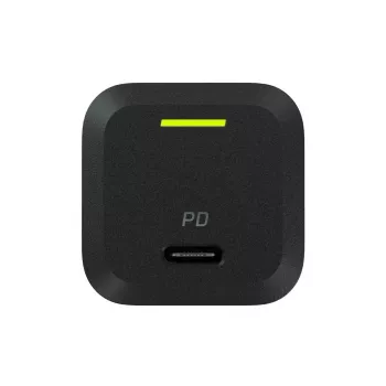 Mobiliojo įrenginio įkroviklis Green Cell CHARGC06, USB-C 33W, Quick Charge 3.0, kintamosios srovės įvestis 100–240V, juodas