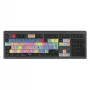 Logickeyboard Adobe Premiere Pro CC Astra 2 klaviatūra universali USB QWERTZ vokiška pilka