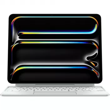 APPLE Magic klaviatūra iPad Pro 13 (M4) - britų anglų k. - balta