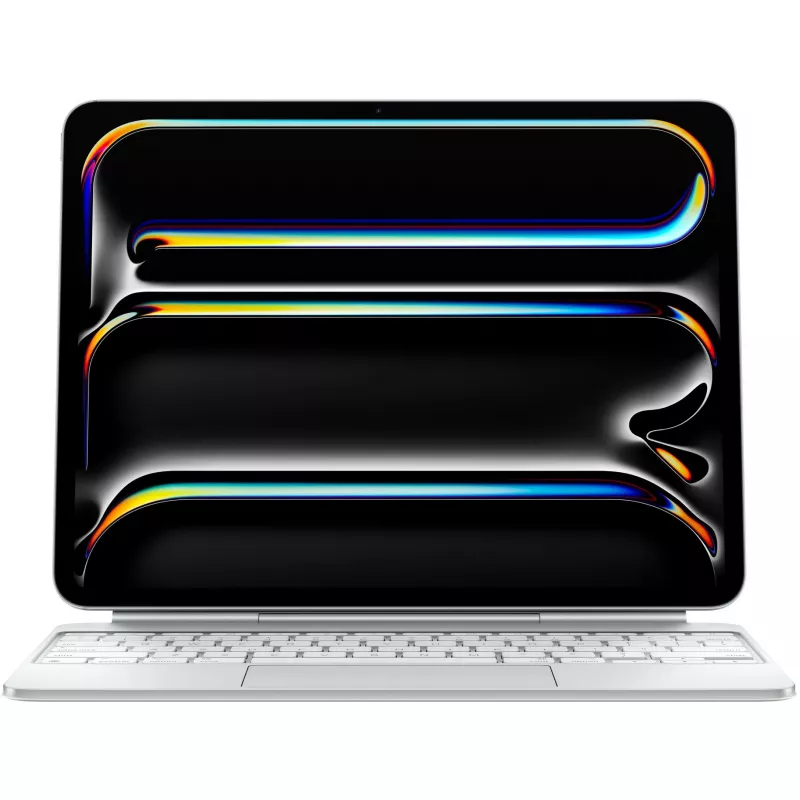 APPLE Magic klaviatūra iPad Pro 13 (M4) - britų anglų k. - balta