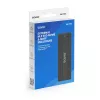 SSD dėklas SAVIO AK-84 juodas M.2 diskams, USB 10 Gbit/s (Type-A / Type-C), aliuminis + ABS