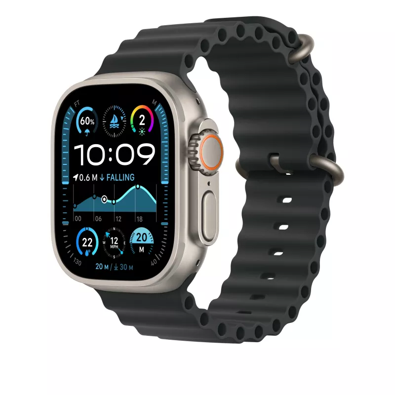 Juoda Ocean Band 49 mm - Natural Titanium Finish