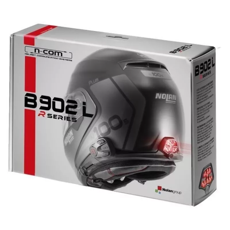 Nolan N-Com B902L R motociklo interkomas, 1 vnt., juodas
