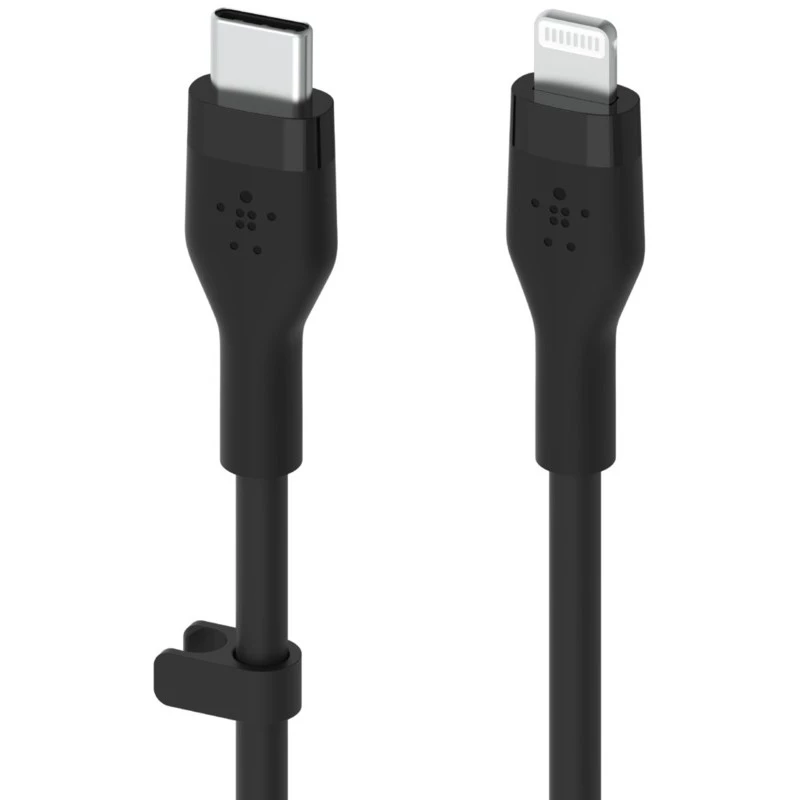 2 m Lightning laidas Belkin CAA009BT2MBK, USB-C į Lightning, juodas