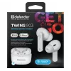 Defender TWINS 903 Bluetooth ausinės, baltos