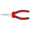 KNIPEX 30 35 160 - Plokščios nosies replės - 2,5 mm - 4,1 cm - Plienas - Mėlynos/raudonos - 16 cm
