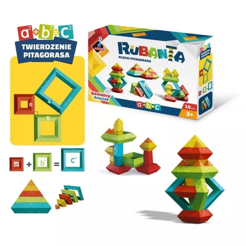 Rubanta Blocks of Pythagoras 15 pieces