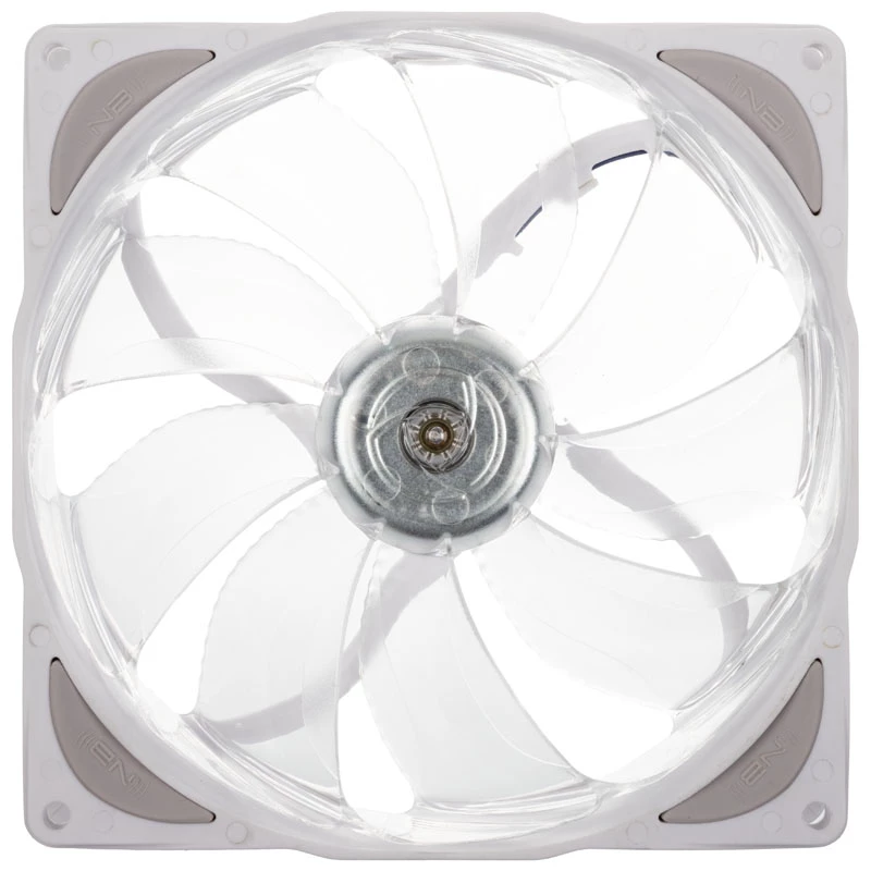 Aušinimo ventiliatorius NoiseBlocker NB-eLoop X B14-P ARGB PWM 140 mm baltas