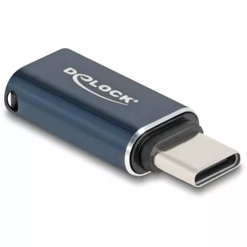 Adapteris DeLOCK 60688 USB 2.0 Type-C į 8 kontaktų Lightning antracito spalvos