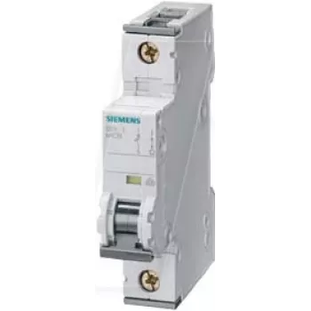 Siemens miniatiūrinis automatinis jungiklis 4 A 1 poliaus C (5SY4104-7)