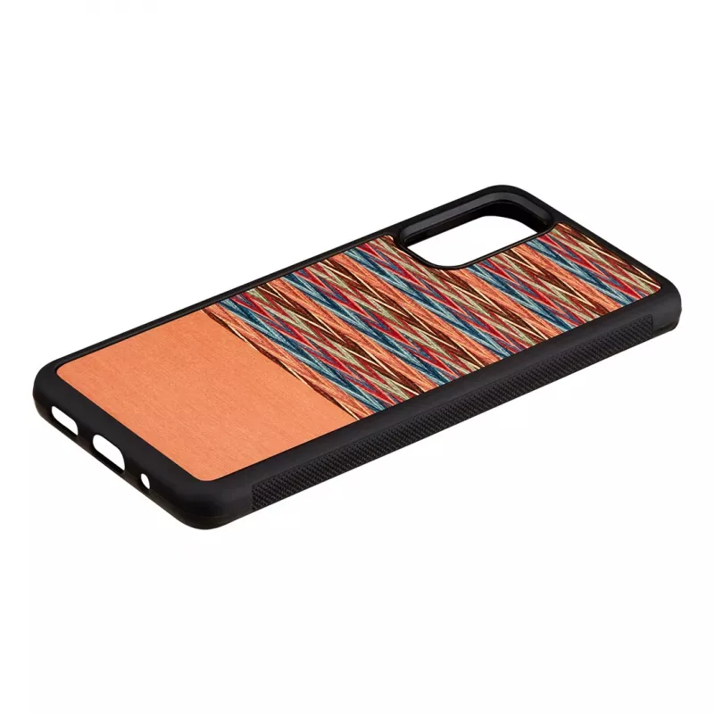 man and wood Telefono dėklas Galaxy S20 rudas languotas juodas – apsauginis dėklas Samsung Galaxy S20