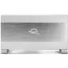 HDD dėklas OWC Mercury Elite Pro Dual baltas 2× 3,5 colio SATA diskams, RAID 0/1/SPAN, USB Type‑B
