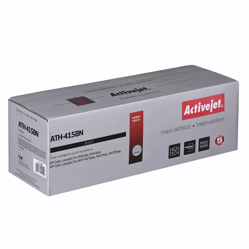Activejet ATH-415BNX toneris (pakaitalas HP 415X HP415X W2030X; Supreme; 7500 puslapių; juodas)