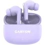 Canyon TWS-9 CNS-TWS9P ausinės – tikrai belaidės – Bluetooth 5.4 – į ausį – 6h + 30h veikimo laikas – USB-C įkrovimo dėklas – jutiklinis valdymas – alyvinė