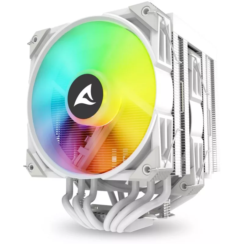 Sharkoon A60 RGB White Air Cooler (4044951042067)