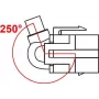 “Keystone” modulis USB 5 Gbps A tipo lizdas 250° prie A tipo kištuko 0,5 m laido DeLOCK