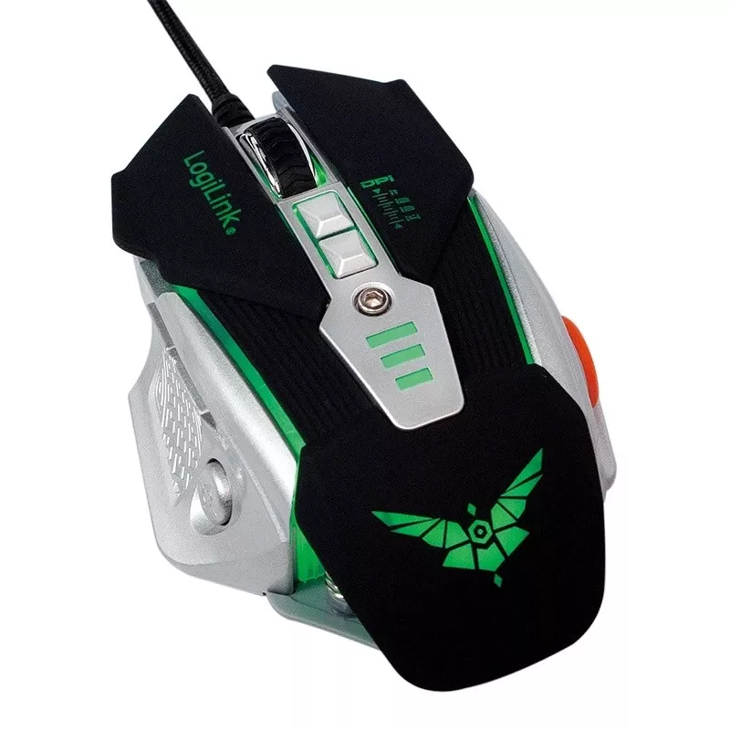 USB žaidimų pelė su papildomais svareliais