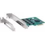 PCIe nuoseklioji plokštė Exsys EX-46028 — 8 prievadai RS-232 su aštuonšakiu kabeliu