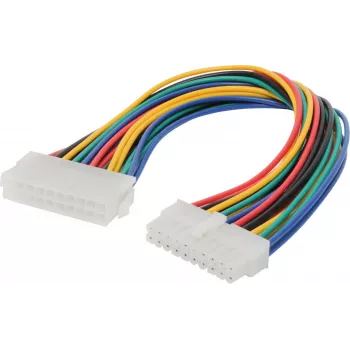 ATX 20‑kontaktų laidas ShiverPeaks BS78224‑HQ — 20‑kontaktų patinas į patelę, 0,3 m