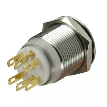 Lamptron Vandalizacijos jungiklis 19 mm - Silverline - raudonas