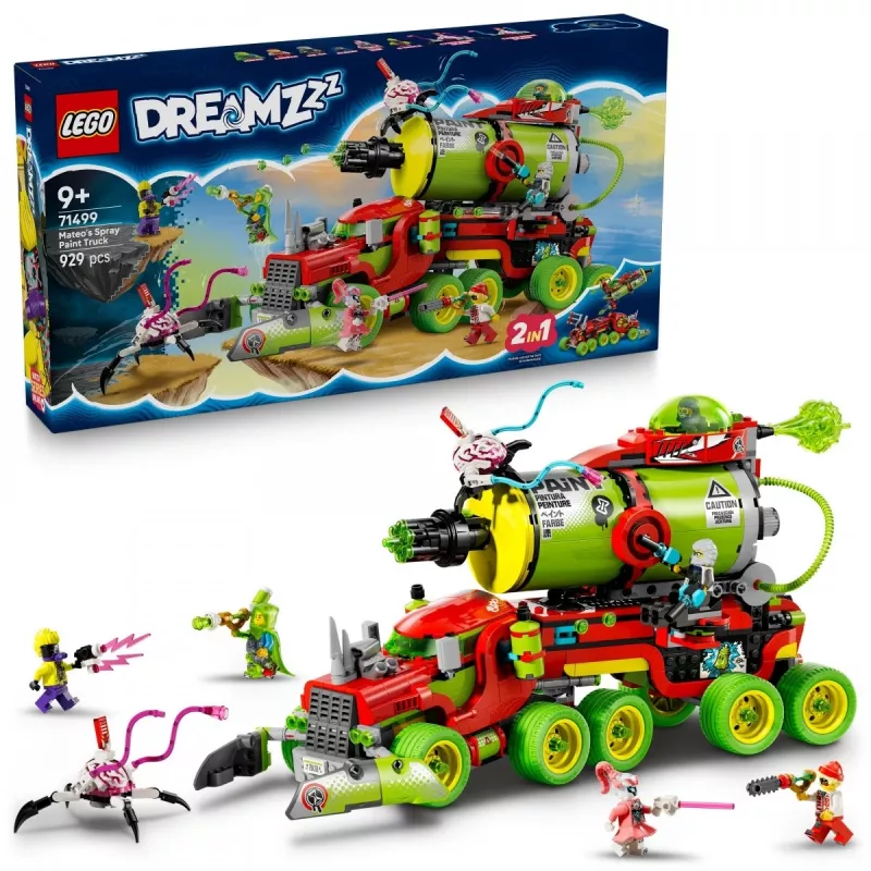 LEGO DREAMZZZ 71499 Mateo purškimo dažų sunkvežimis