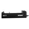 Baterijų įkroviklis XTAR SC1 vienos vietos USB-C, skirtas Li-ion 18650 elementams, 1 vieta, juodas