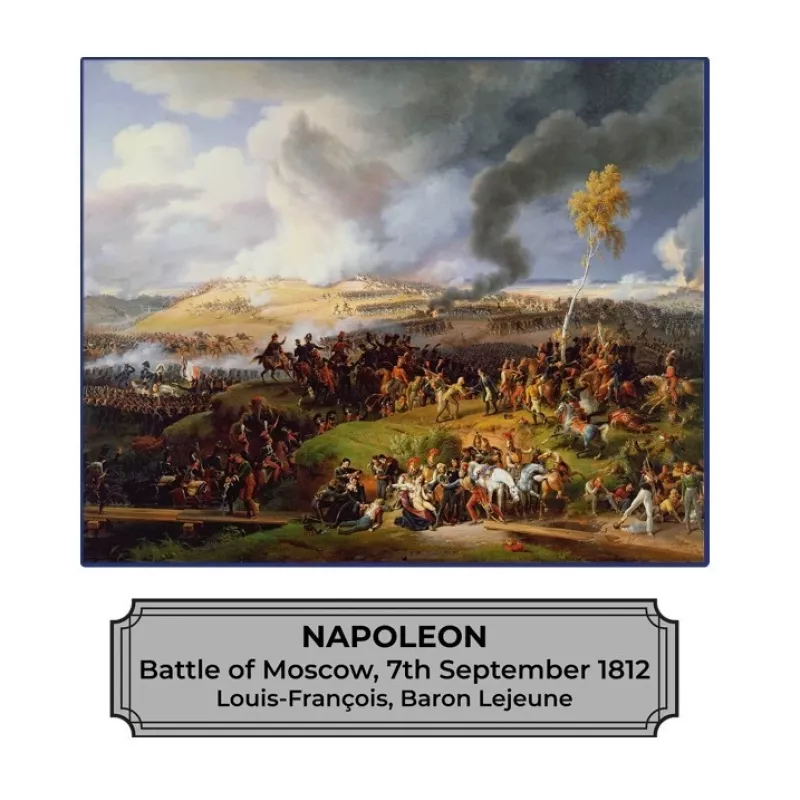Konstruktorius Cobi Napoleono Maskvos mūšis 145 dalių modelio rinkinys istorinė diorama